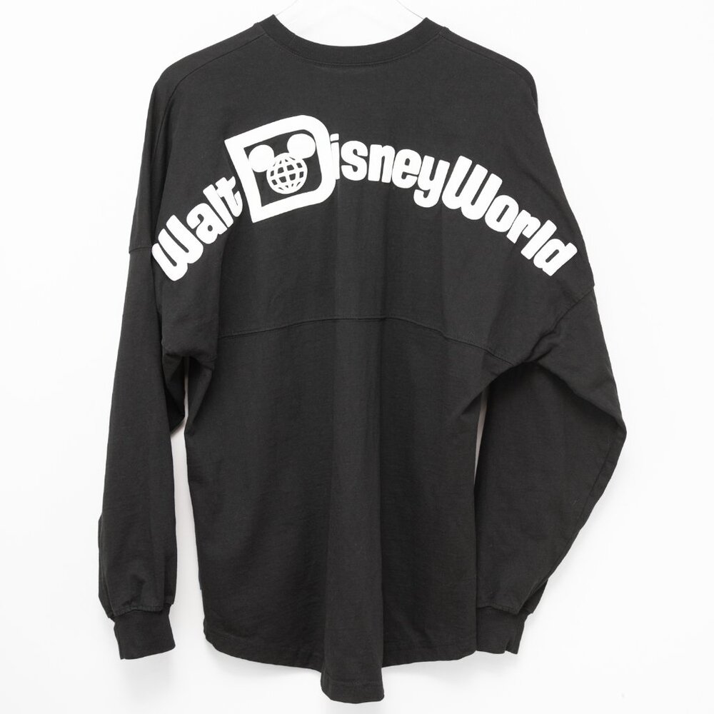 Walt Disney World Spirit Jersey Unisex Mickey Mouse Black White Size Medium
